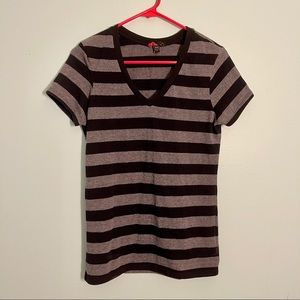 Forever 21 Fitted Striped Top